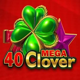 40 Mega Clover slot logo by Amusnet Interactive at Likesbet Casino