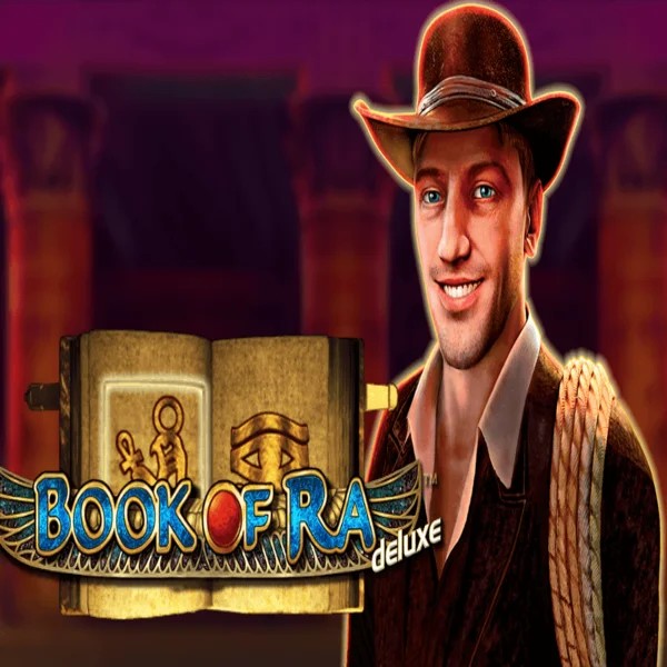 Book of Ra Deluxe by Novomatic, showcased at likessbet.com – game logo