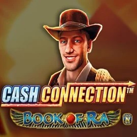 Cash Connection Book Of Ra by Novomatic, showcased at likessbet.com – game logo