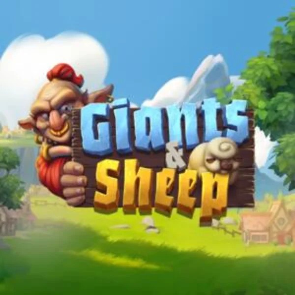 Giants and Sheep slot logo by Relax Gaming at Likesbet CasinoGiants and Sheep