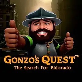 Logo of Gonzo's Quest from NetEnt at Likesbet Casino