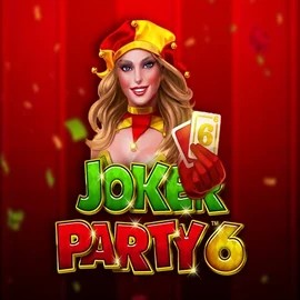 Joker Party 6 casino game by Greentube – featured logo at Likesbet Casino
