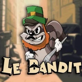 Le Bandit slot logo by Hacksaw Gaming at Likesbet Casino