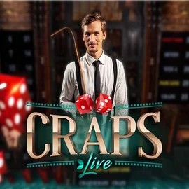 Live Craps by Evolution, showcased at likessbet.com – game logo