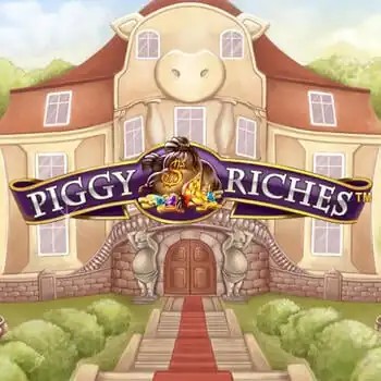 Piggy Riches online game logo by NetEnt on likessbet.com