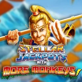 Stellar Jackpots with More Monkeys game by Lightning Box Game – logo hosted on Likesbet Casino