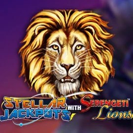 Stellar Jackpots with Serengeti Lions logo by Lightning Box Game Likesbet Casino
