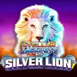 Stellar Jackpots with Silver Lion logo by Lightning Box Game at Likesbet Casino