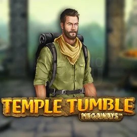 Logo of Temple Tumble Megaways from Relax Gaming at Likesbet Casino