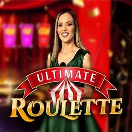 Official Live Casino logo: Ultimate Roulette by Ezugi at Likesbet Casino