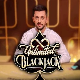 Unlimited Blackjack logo by Ezugi Likesbet Casino